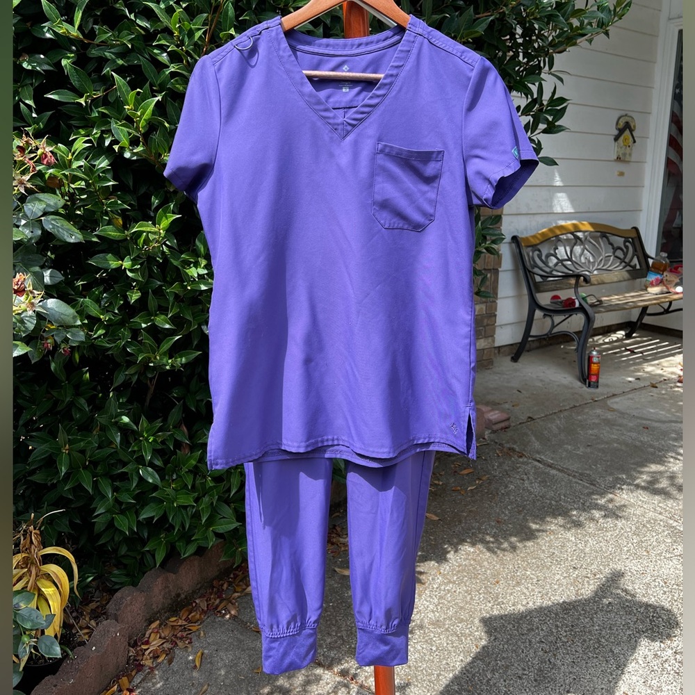 Purple Med Couture Scrubs